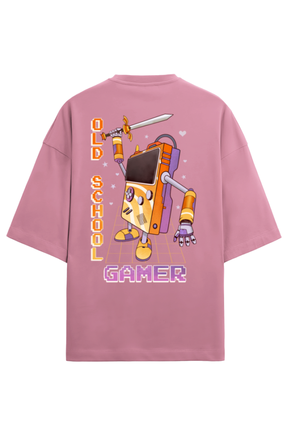 Unisex Terry Oversized Retro Gamer Warrior Tee